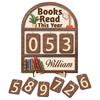 Book Read This Year Counter Sign Reading Tracker Plaque Bookshelf Decoration Handmade Wood Reading Challenge Tracker Book Lovers Gift