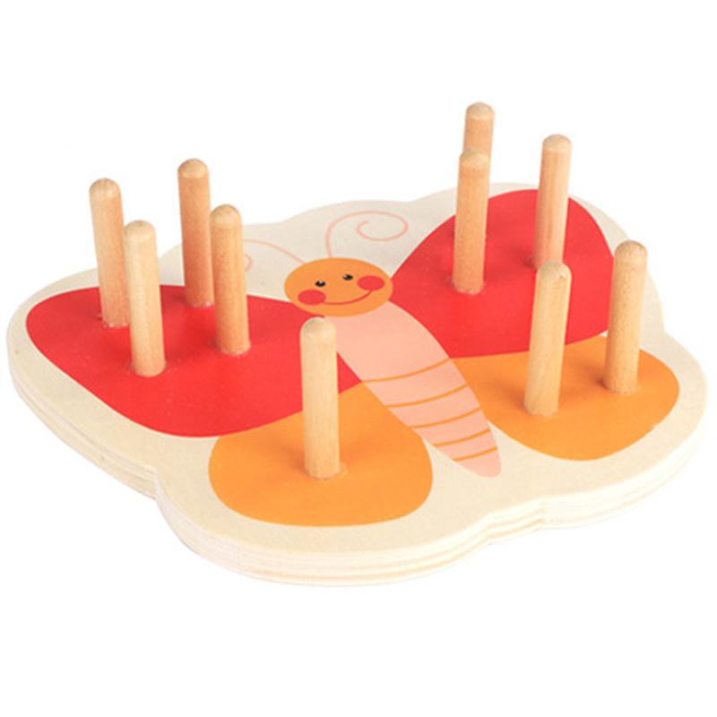 Montessori Wooden 3D Geometry Shape Educational Sorting Board Building Blocks Children Learning Shap