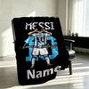 Custom Name Personalized football star Print Blankets, Home Decor, Bedroom, Sofa, Camping, Couch, Gifts for Birthday Christmas