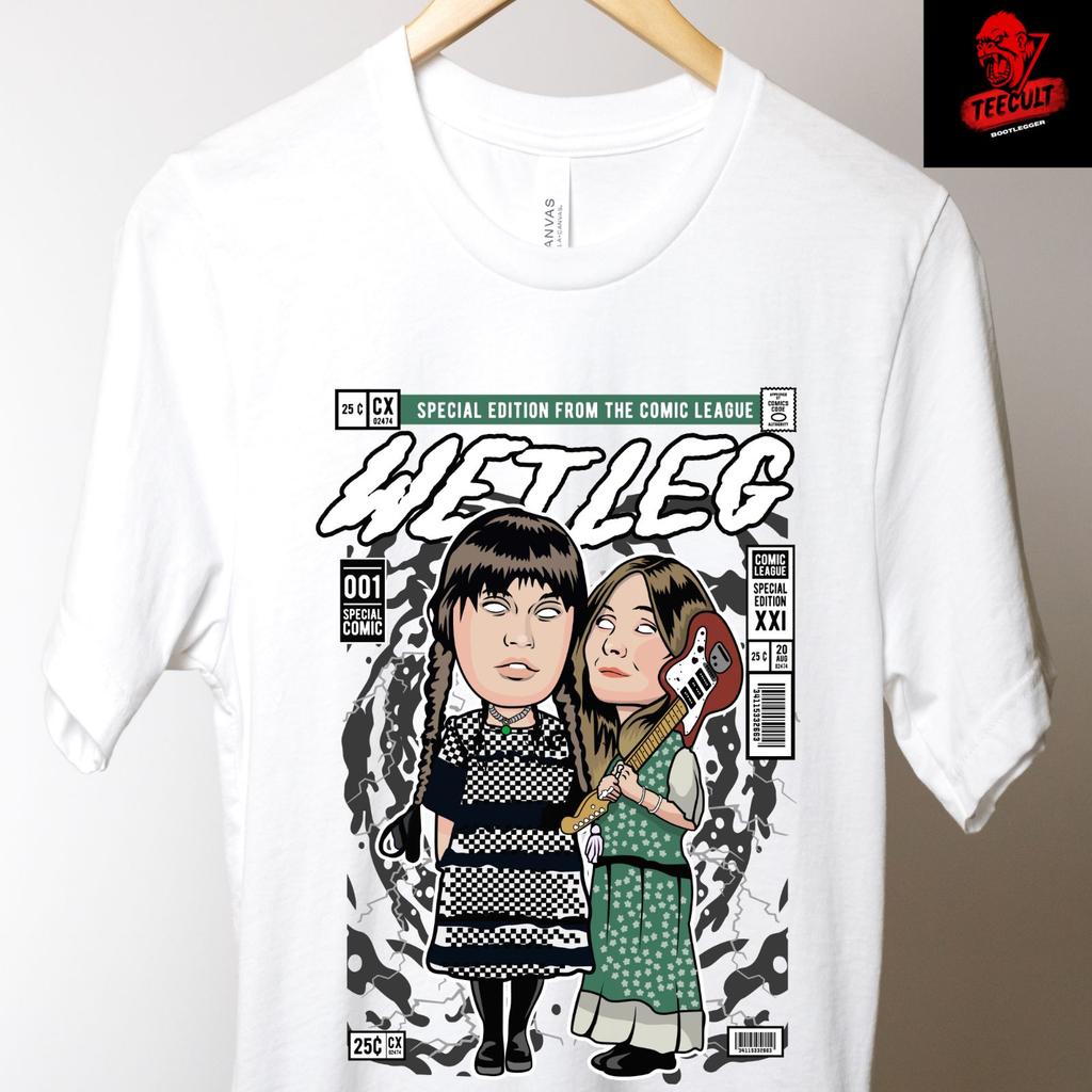 Unisex Shirt Cotton Oversize Large Size New Wet Leg British Indie Rock Band Tee Unisex Heavy Cotton T-Shirt S 3XL