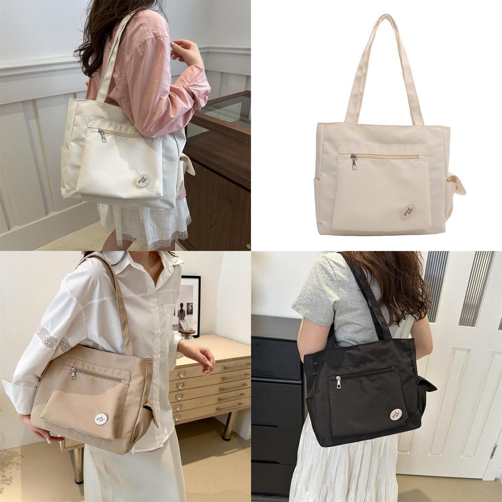 Trendy Street Style Large Capacity Tote Bag For Women 2024 Oxford Cloth Shoulder Bag