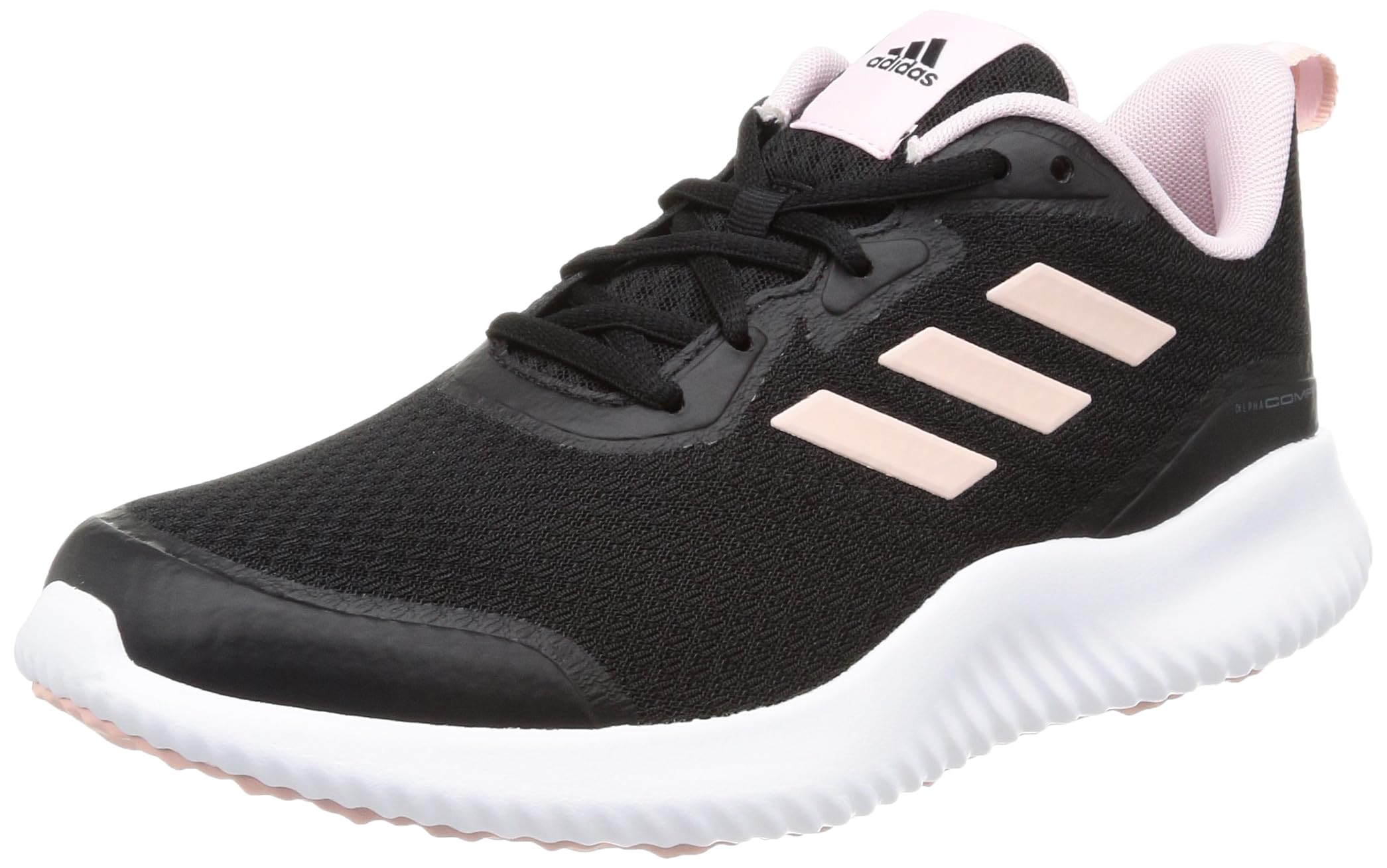 Adidas ALPHACOMFY Core Pink Size cm Sneakers, Black/Footwear White/Clear (ID0352), 24.5