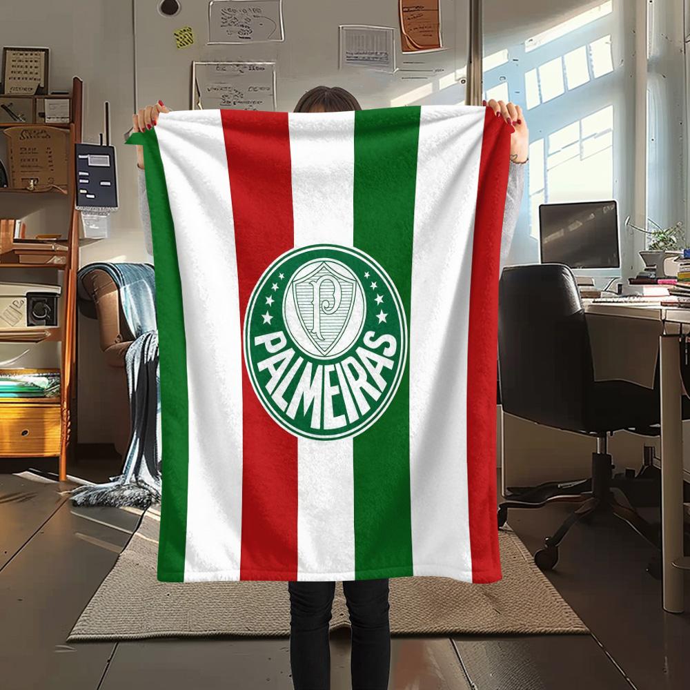 SE Palmeiras2 Flannel Blanket, High quality Comfortable for All Seasons, Home Decor, Warmth and Comfort