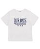 Bibalabida Ourdays Crop Short Sleeve T-Shirt