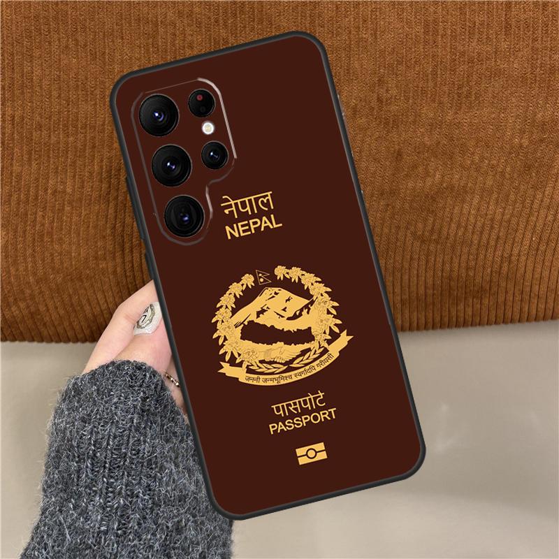 Nepal Flag Phone Case For Samsung Galaxy S25 Ultra S9 S10 S20 FE S21 S22 S23 Plus S24 Ultra Back Cover
