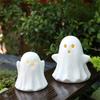 Friendly Ceramic Ghosty Statue Halloween Decoration Handmade Sculpture For Home Decoration