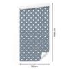 Heart Wallpaper Blue, Light Gray and White 50x1000