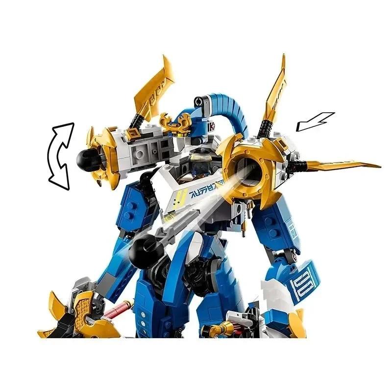 Seturi Compatibile Seria Phantom Robotul Titan al lui Jay Jucărie Bloc de Construcție Asamblare Robot de Luptă Nya Smith Cadou de Ziua Copilului fără cutie