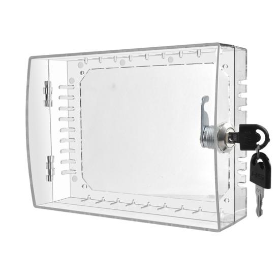 Clear Thermostat Lock Box with 2 Keys Home Apartment Office School Wall Mount Thermostat Cover Universal Large AC Thermostat Guard