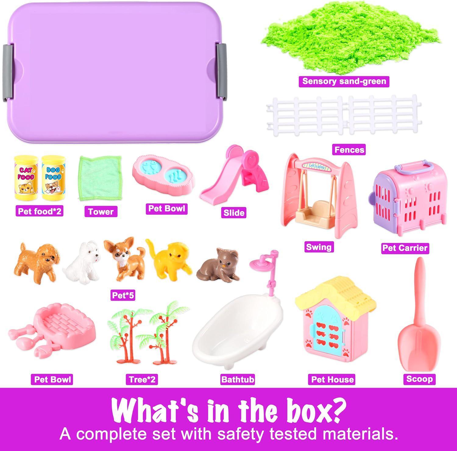 

Сенсорный бассейн на тему фермы, детский песочный стол, бассейн для раннего развития, маленький мир, игрушка для просвещения в детском саду, учебные пособия