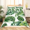Palm Leaf Banana Leaf Bedding Three-Piece Quilt Cover