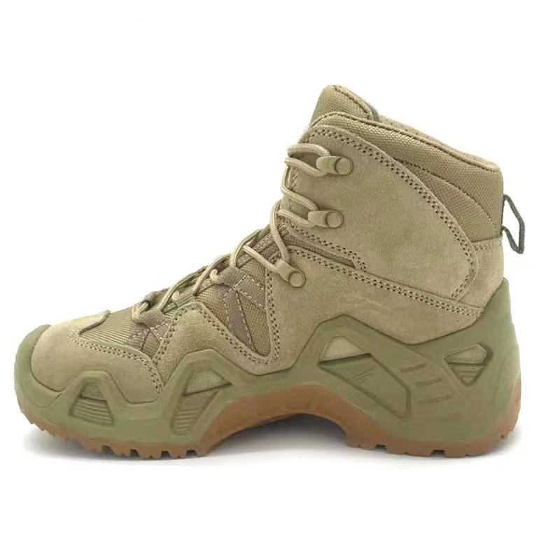 2025 Mid Cut Camouflage Mens Boots Anti-slip Warm Tactical Desert Shoes Women Trekking Mountain Outdoor Train Footwear