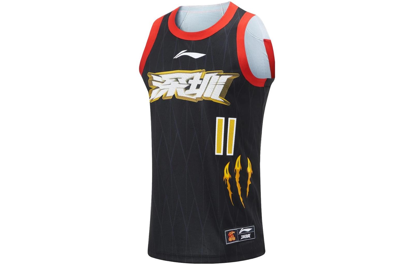 LiNing Серия CBA Профессиональная Баскетбольная Быстросохнущая Охлаждающая Баскетбольная Майка S