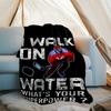 Ice Hockey Theme Printed Blanket - Perfect for Couch, Bed, Travel & Outdoor Use | Machine Washable, Cozy & Durable.