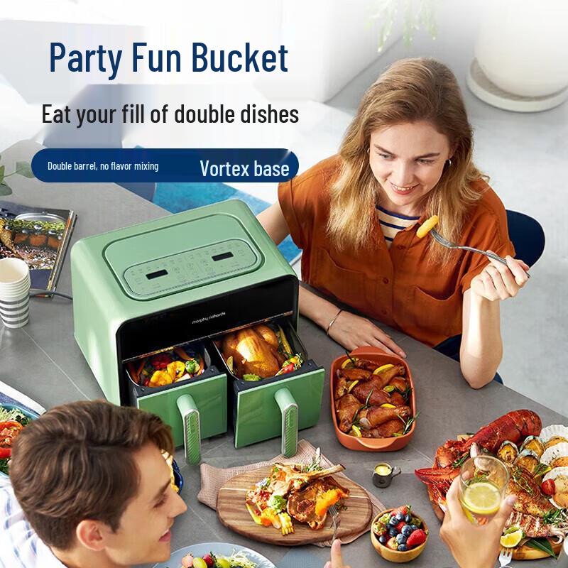 Morphy Richards 8L Smart Heißluftfritteuse & Dampfofen CN-Stecker (Adapter enthalten)