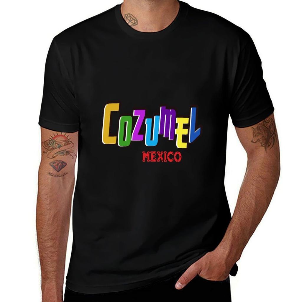 Cozumel MexicoDiving TShirt Big and Tall Crew Neck Tee
