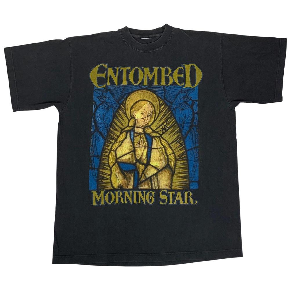 Vintage Entombed Morgenstern Schwarz Größe S bis 4XL T-Shirt KK596