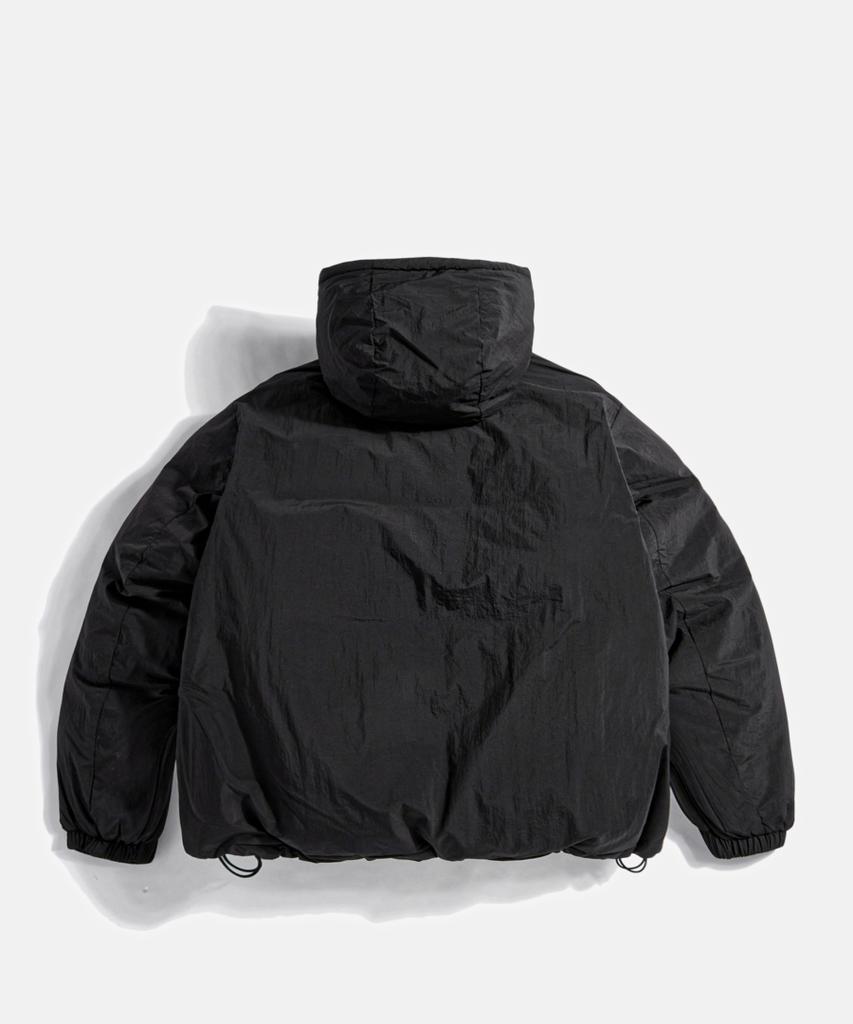 Espionage Dyer Hooded Down Parka Black