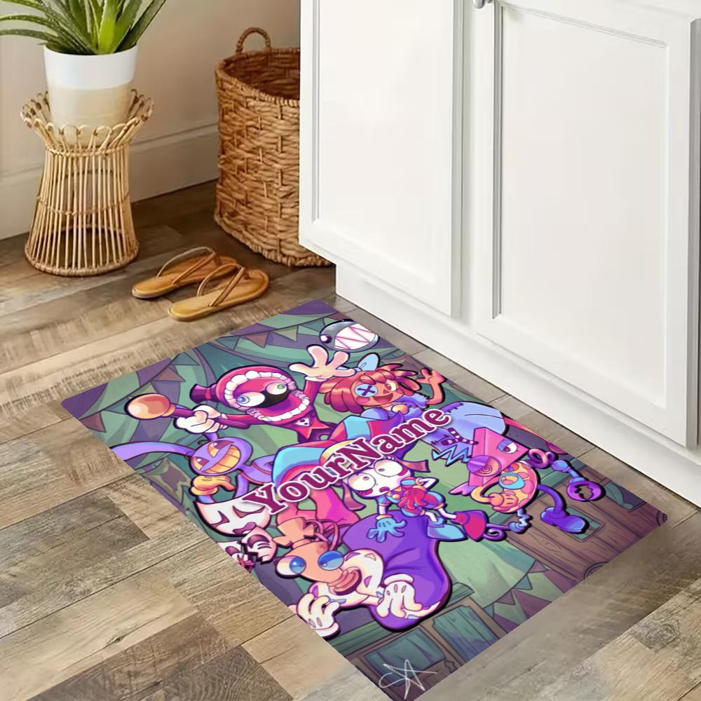 Digital Circus Customize Your Name Kitchen Rug Runner Rug Laundry Mat Hallway Entryway The Best Gift Choice