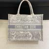 [Gebraucht] Book Tote Rui Yi Print Tiger Muster Bestickte Canvas Tragetasche - Sehr Gut #VB3U8E