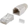 Goobay Netzwerkstecker - Grau | Stecker | RJ-45 | CAT 5e
