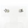 Excellent TIFFANY&Co. Stud Pierce Around 0.23ct X 2, Total Approx. 0.46ct PT950 Used