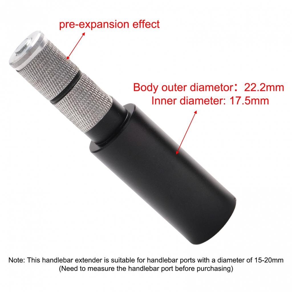 Przedłużka kierownicy roweru z włókna węglowego Stabilne i bezpieczne przedłużenie