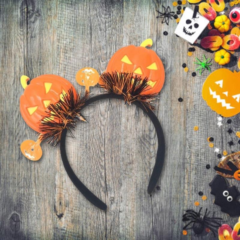 Decorative Hairband Adjustable Size Festives Hair Hoop Comfortable Halloween Headwears for Masquerades and Parties