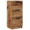 Sideboard Rustic Wood Look 30 x 30 x 70 cm Engineered Wood
