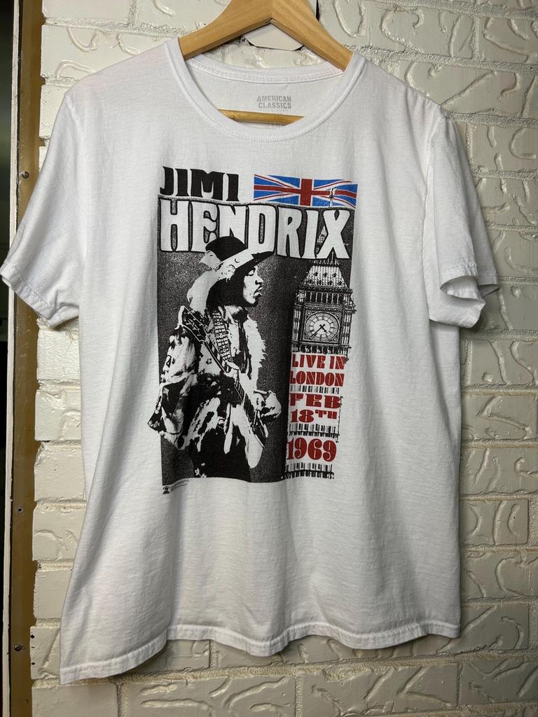 Jimi Hendrix - Live In London Feb 18 1969 - Shirt Size Large