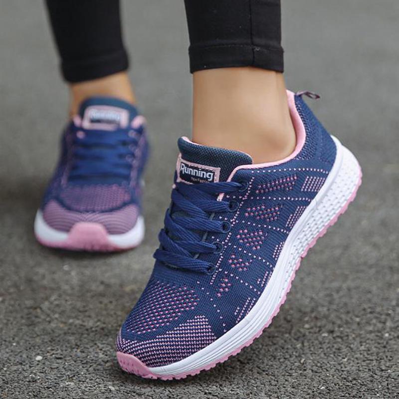 AMEMNY Womens Lightweight Athletic Running Shoes Breathable Fashion Sport Air Cushion Fitness Gym Jogging Sneakers