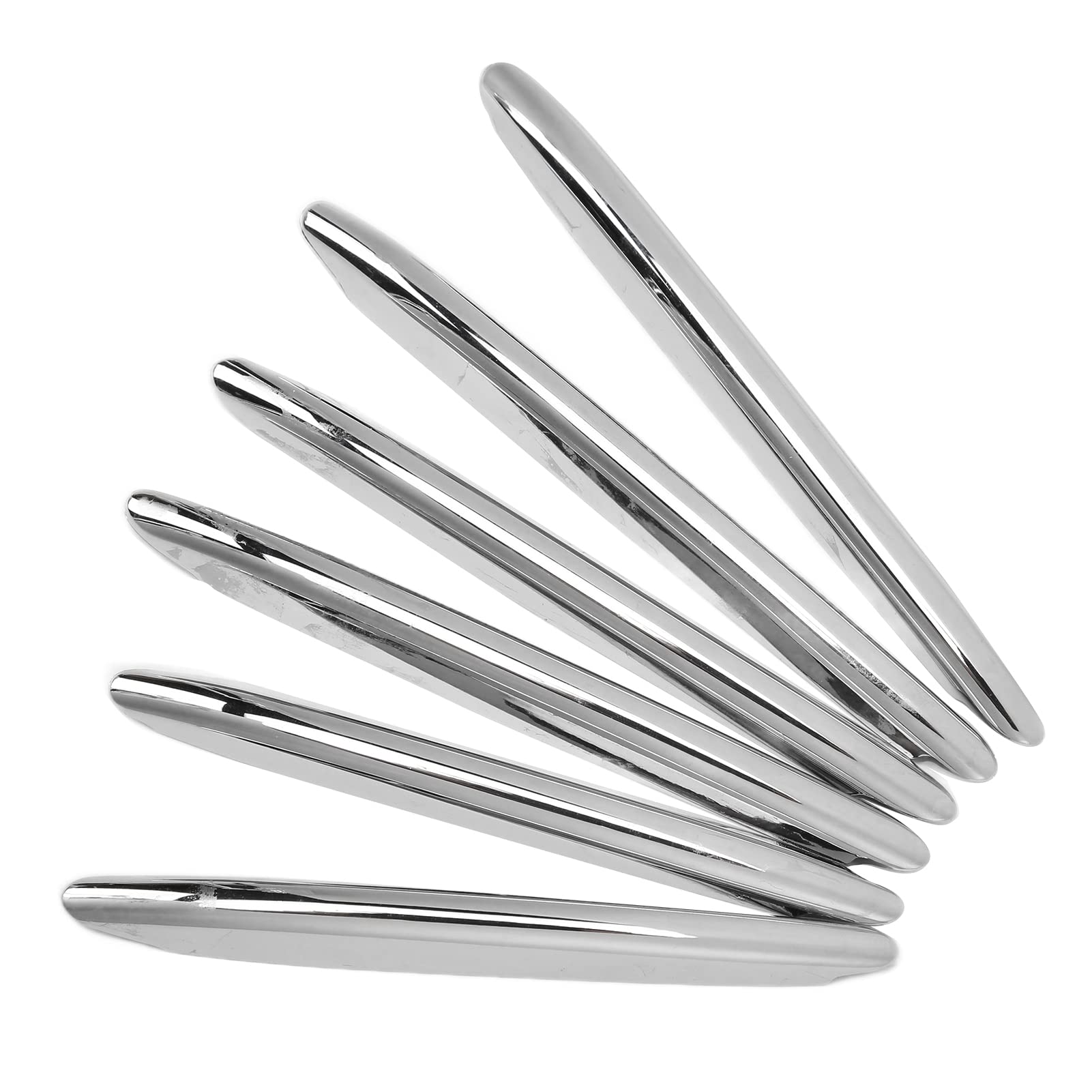 KIMISS 6 шт. Хромированная накладка на решетку вентиляционного отверстия, Детали отделки крышки решетки вентиляционного отверстия капота автомобиля для R172 SLK 2011-2019