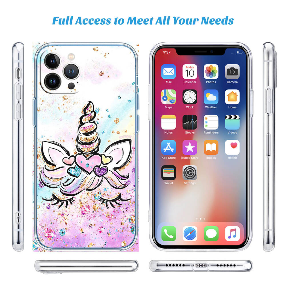 Cartoon Unicorn Phone Case for Motorola G14 G15 G24 G30 G31 G32 G34 G41 G42 G51 G52 G50 G60S G60 G62 G72 G71 G73 G84 G85 G200 E32