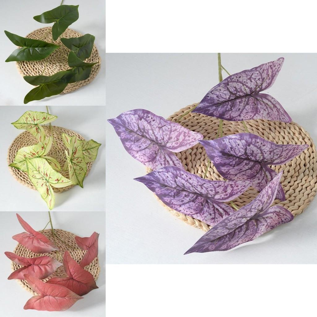 Fake Green Plant With Diverse Color Options For Photography Settings And Home Styling