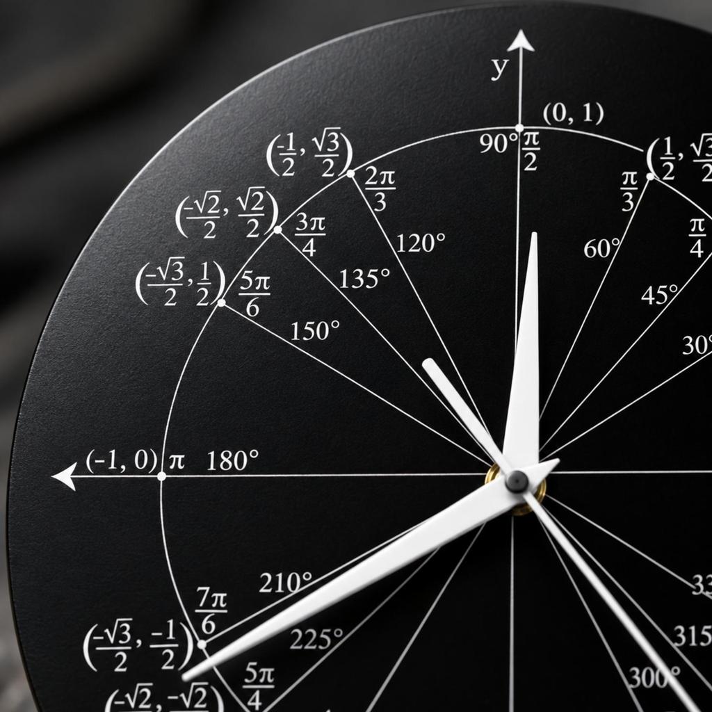 Acrylic Wall Clock with Mathematical Equations Conversation Starter Math Equation