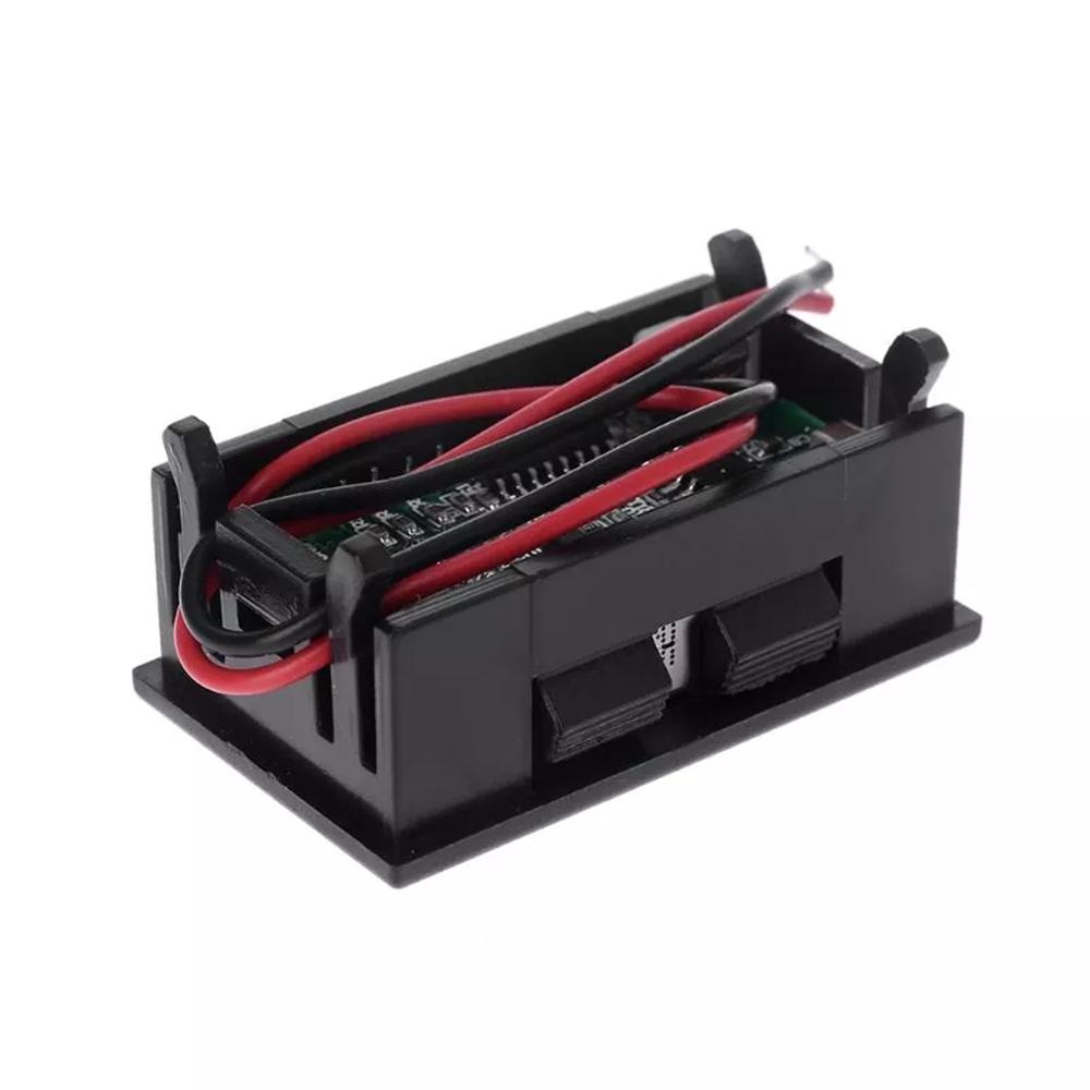 Mini Red LED Digital Display Voltmeter Voltmeter Voltage Tester Panel for DC 12V Car Motorcycle Vehicle USB 5V 2A Output