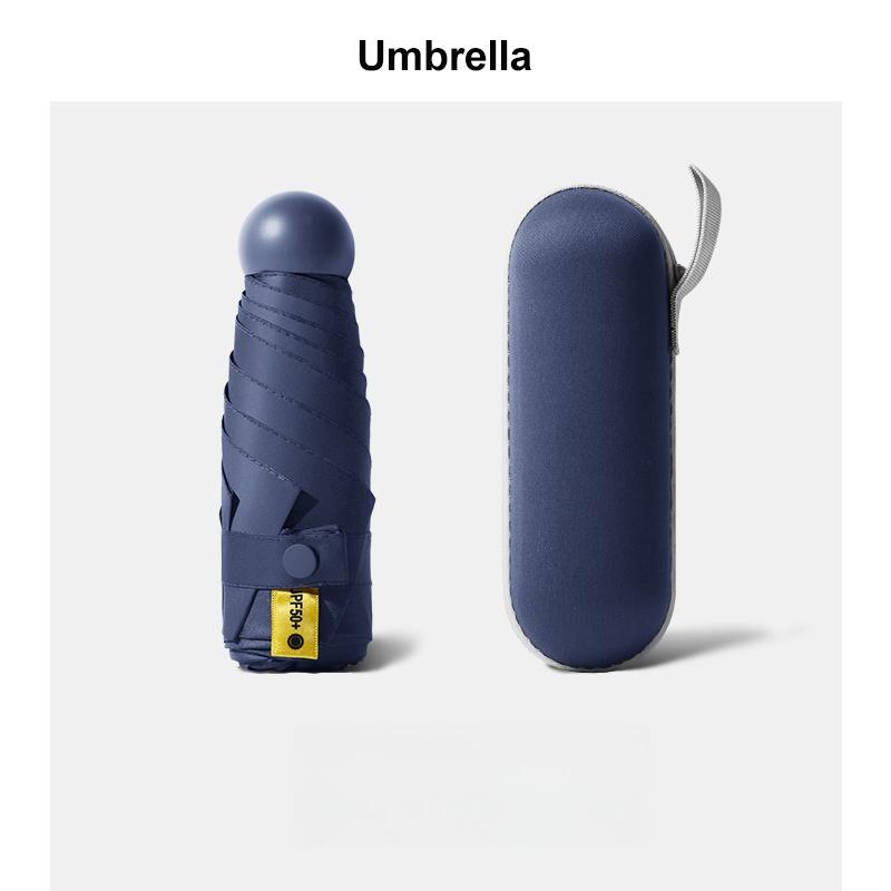 

Плоская скидка 50 % на зонтик от солнца, женский зонт от солнца, зонт двойного назначения с защитой от ультрафиолета, от солнца и дождя, карманный зонт, портвейн. темно-синий