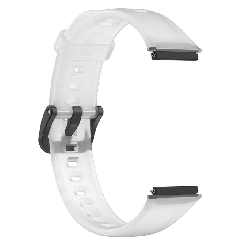

Clear Band Summer Jelly Watch Strap Sport Bracelet Transparent Replacement Belt Compatible For білий