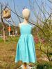 2024 Summer Mother-Daughter Backless Spaghetti Strap Beach Dress