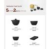 WQT Ceramic Portable Travel Tea Set