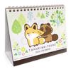 [2026] Raccoon and Fox Desk Calendar, January Start [Loft]