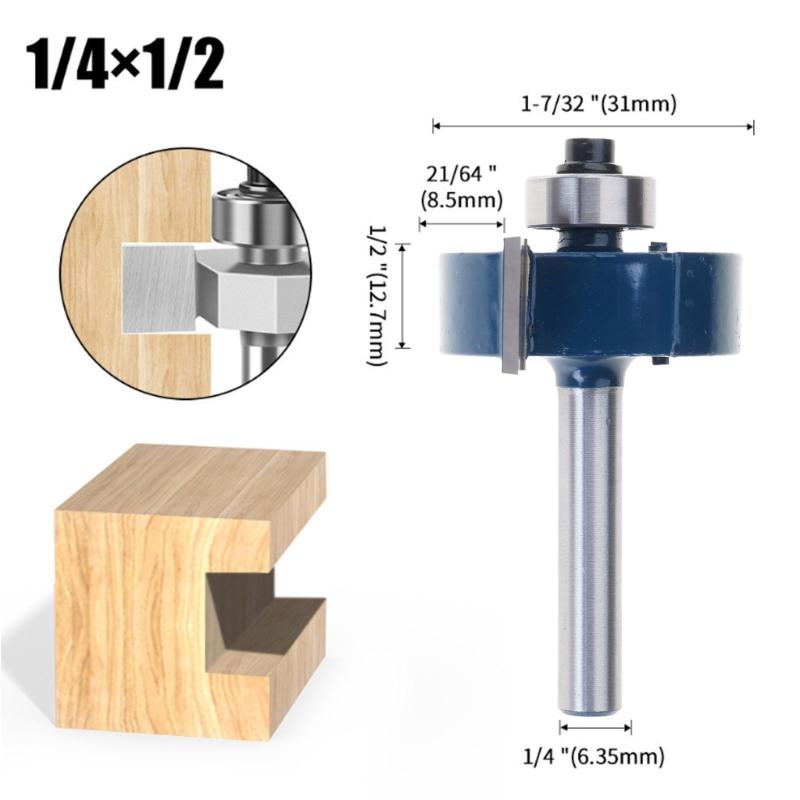 T Type Milling Cutter Trimming Machine Guitar Edging Inlay Slot Tool Guitar Making Tool Slotting Cutter Easy to Use