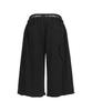 ANOTHER A Lace Layered Bermuda Shorts_Black