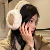 Winter Thicken Fluffy Plush Earmuffs Solid Soft Plush Ear Keep Warmer Fashion Outdoor Earflap Protection Foldable Ear Cover