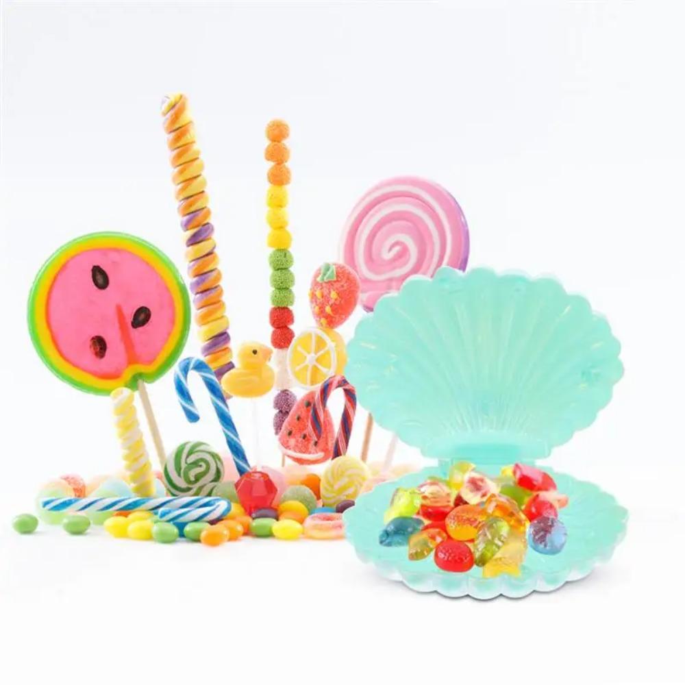 10pcs Plastic Candy Boxes Cute Biscuit Treats Holder Creative Gift Packaging Bags Baby Shower