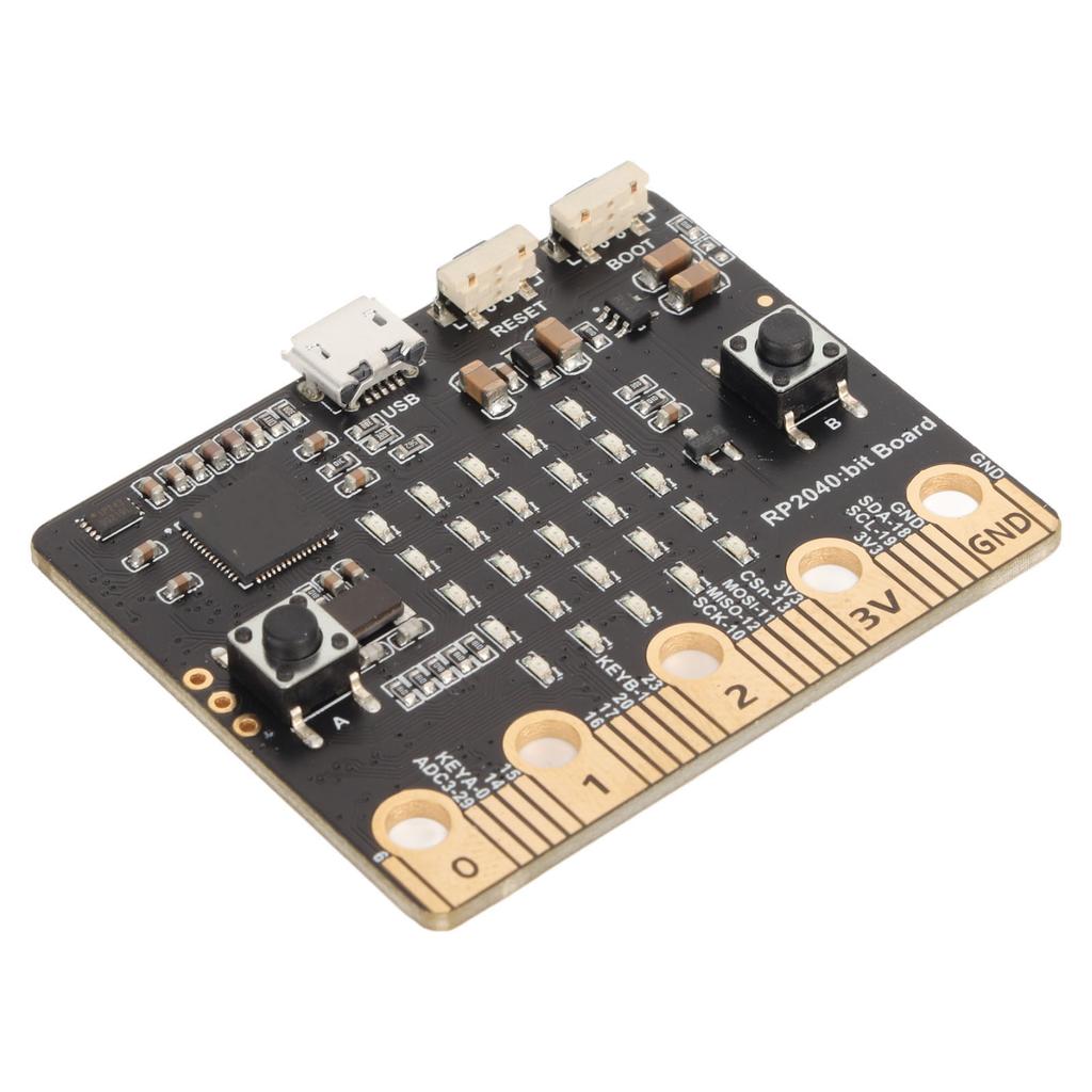 RP2040 Micro Bit Development Board for Raspberry PICO with LED Light for Programming Computer Game Robot Control