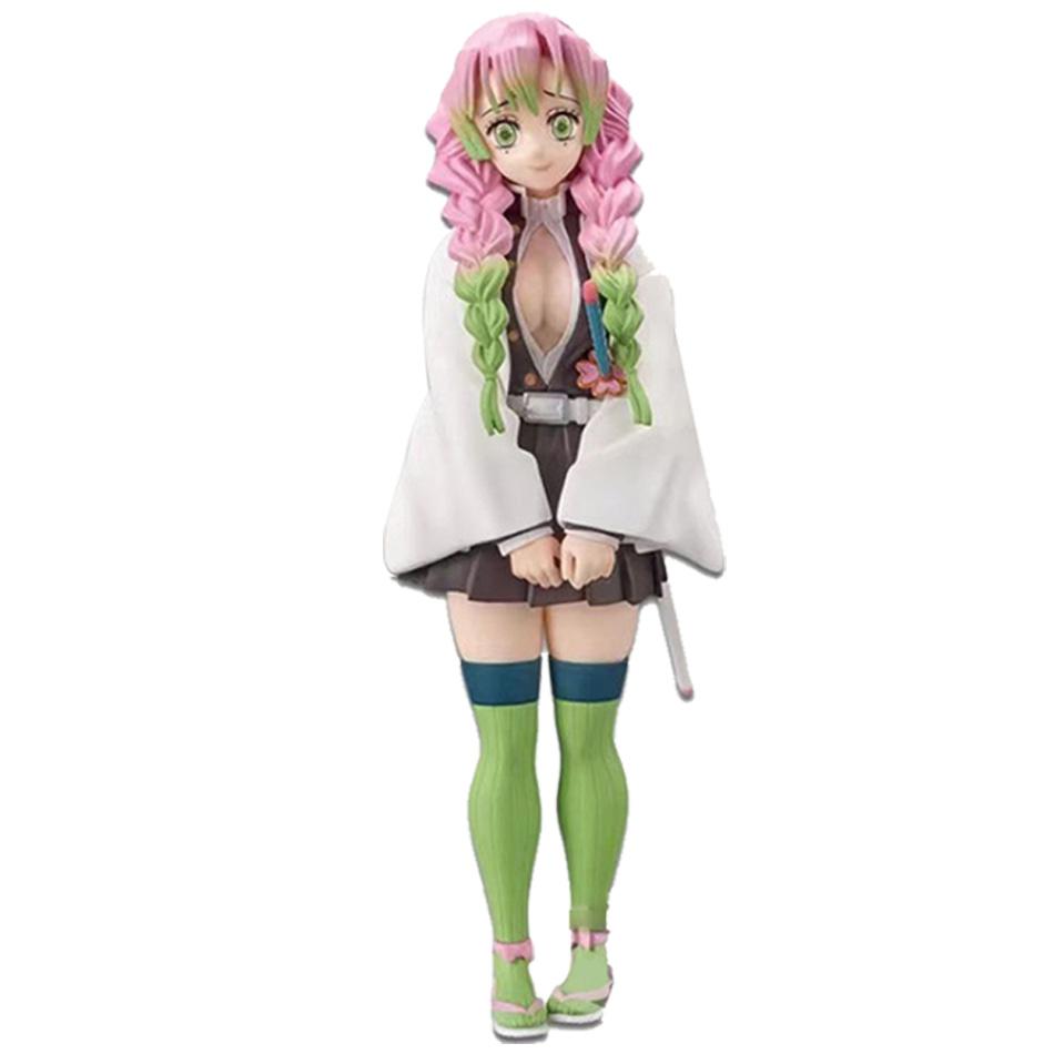 Demon Slayer Anime Action Figures - Kamado Tanjirou Nezuko Zenitsu Inosuke Miniature PVC Collectible Statues for Fans