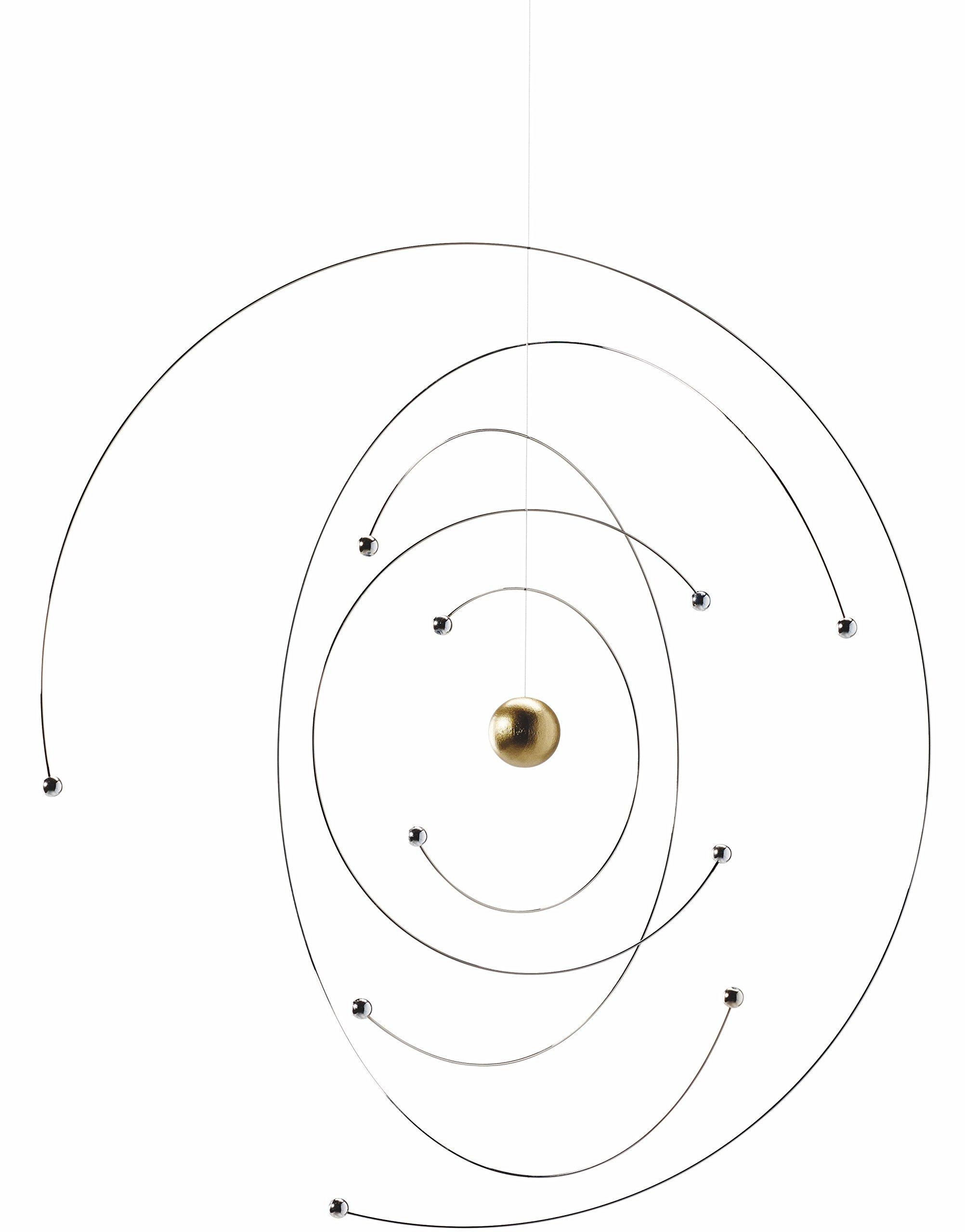 

Flenstedt Interior Scandinavian Decorative Niels Bohr Atom Model Includes Presentation Baby Gift [Officially Imported] Mobile, Ornament, Art,
