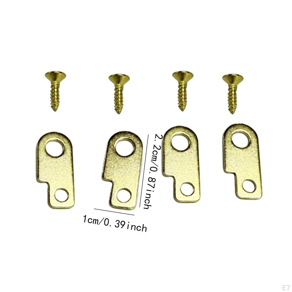 Electric Guitar Effects Pedal Mounting Accessories Convenient Easy Installation Making 4 Brackets