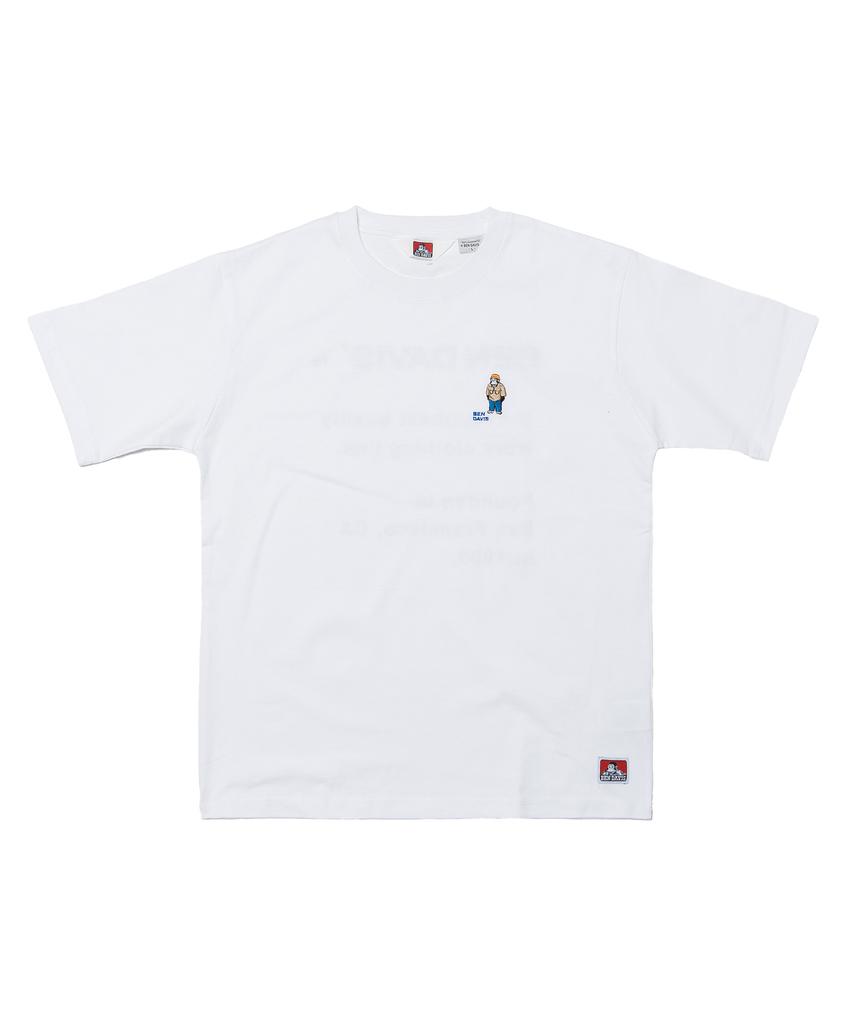 BEN DAVIS White Label Gorilla Emb Ss Tee Black